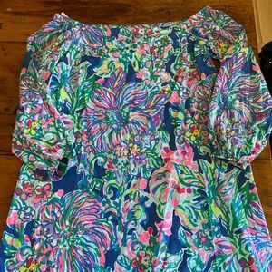 Off the shoulder Lilly Pulitzer dress